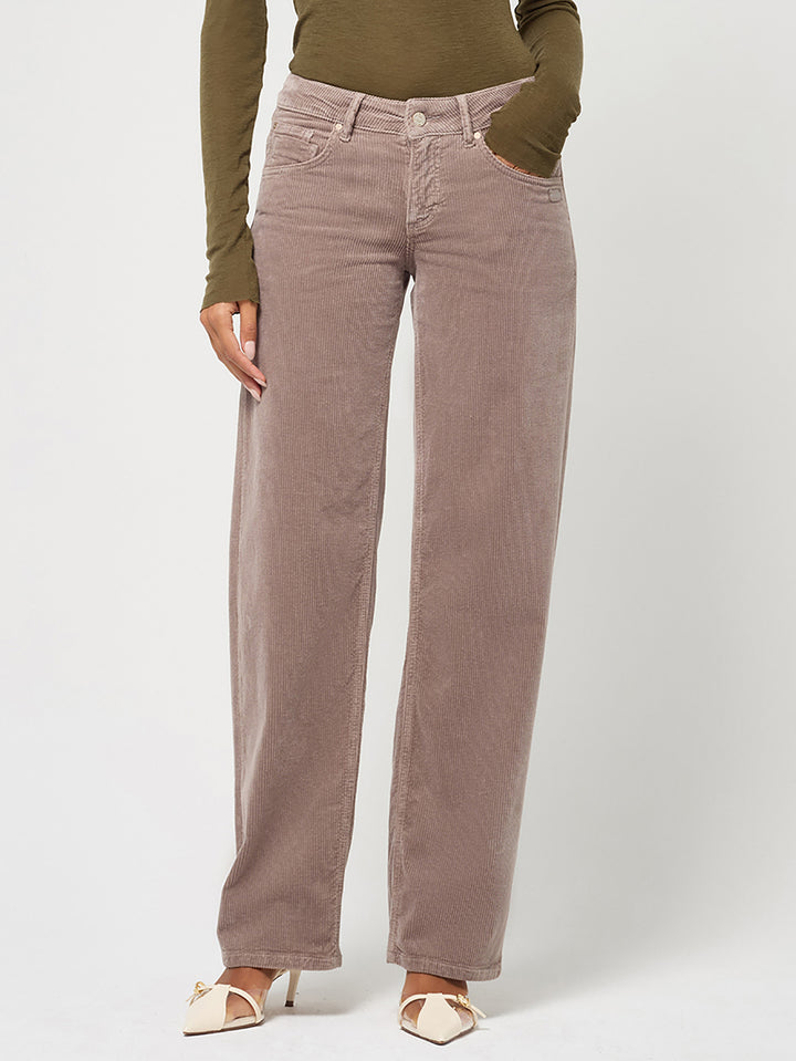 Cordhose 94River Comfort Straight Light Taupe
