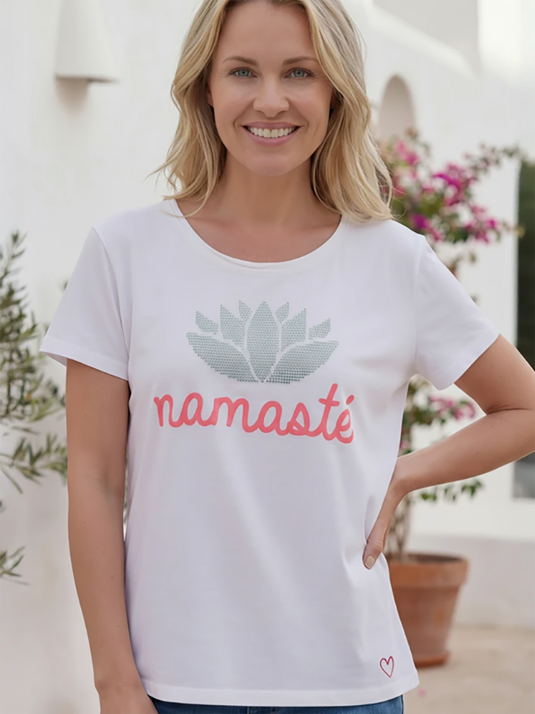 T-Shirt Namaste White