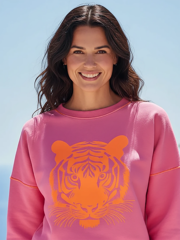 Sweatshirt Tiger take it easy