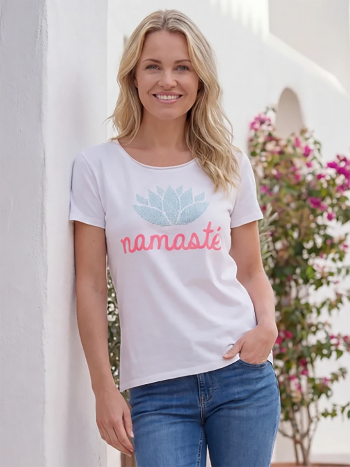 T-Shirt Namaste White