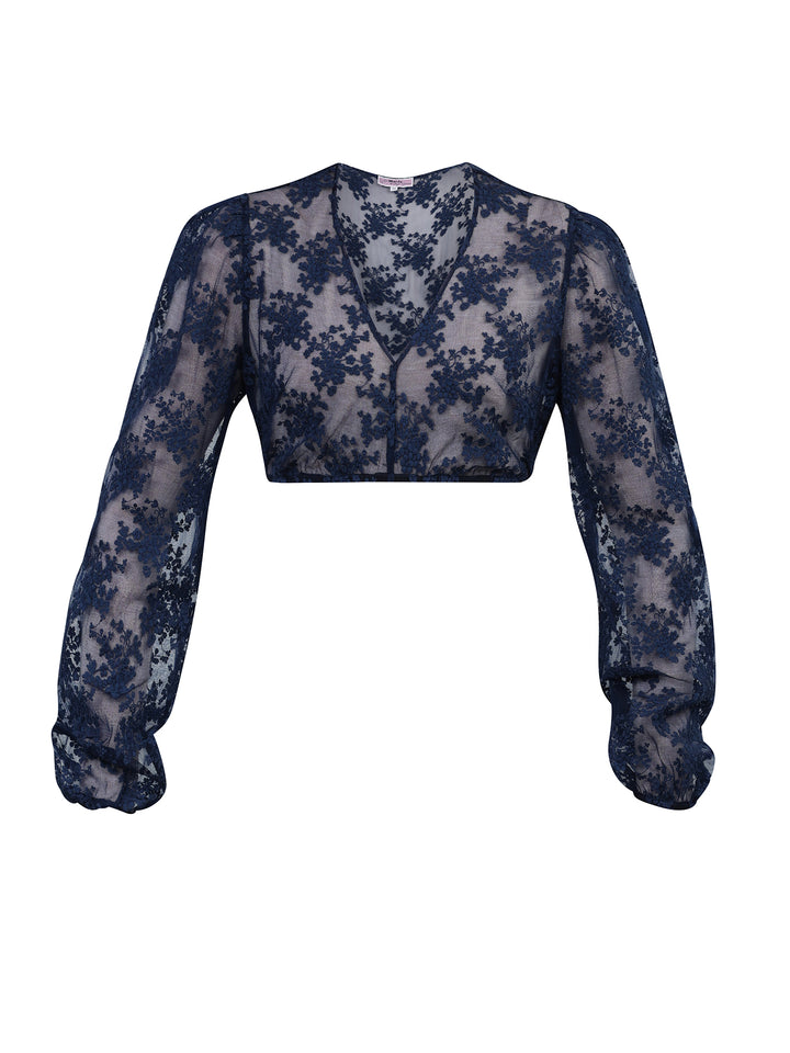 Dirndlbluse Tuchenbach Tinte